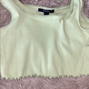 Pastel green cropped top